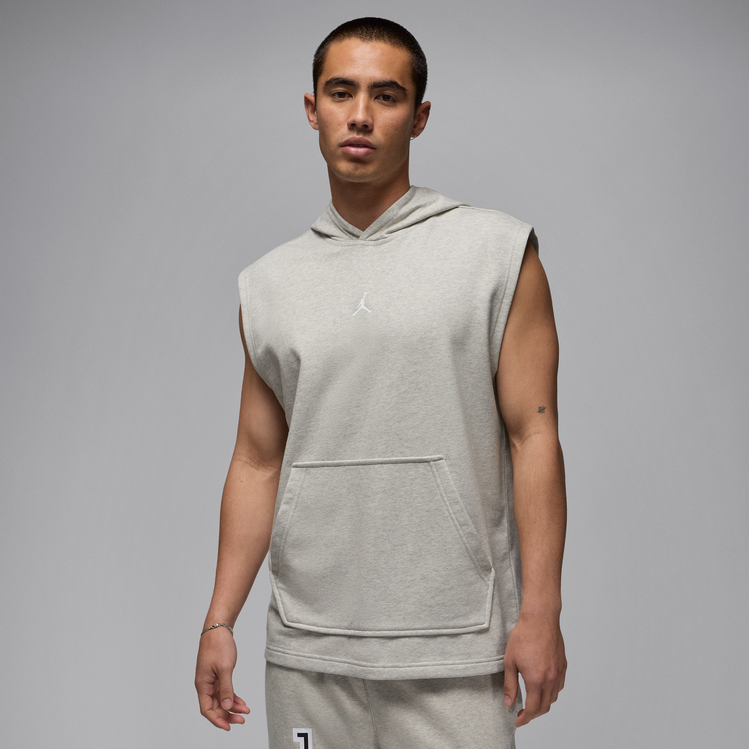 Mikina Jordan Jordan Sport Crossover Dri-FIT Sleeveless Hoodie Šedá | HF9938-050, 0