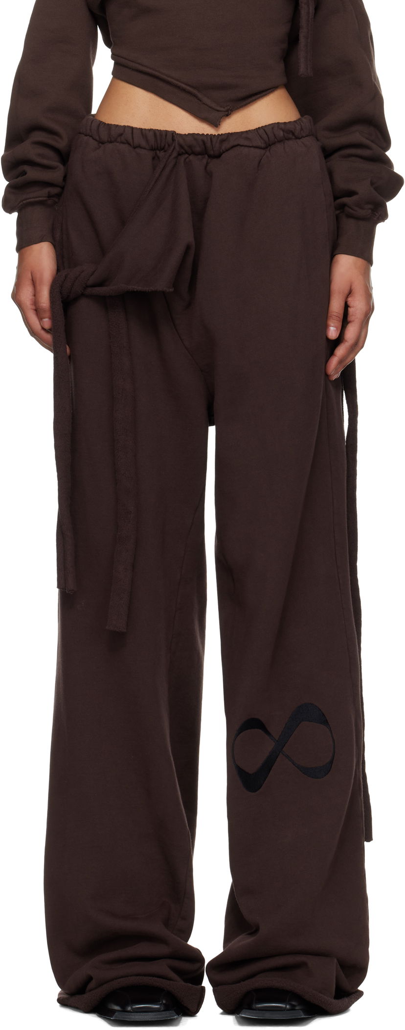 Tepláky Ottolinger Ottolinger Otto Wrap Sweatpants Hnedá | 115-201015-02