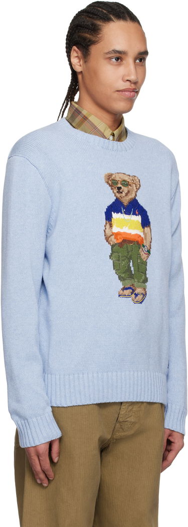 Sveter Polo by Ralph Lauren Polo Ralph Lauren Bear Cotton Sweater Modrá | 710964799001, 1