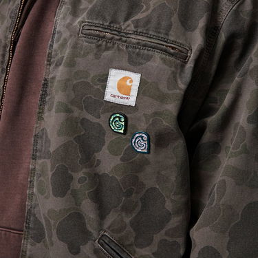 Spona Carhartt WIP Carhartt WIP Helix Enamel Pins Zelené | I035446_1, 0