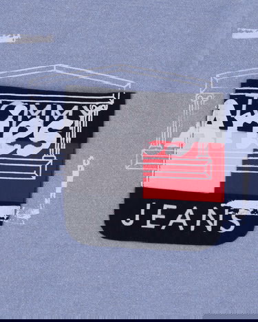 Košeľa Aries x Tommy Remade: Overprinted Pocket Shirt Modrá | THAR40009 BLU, 4
