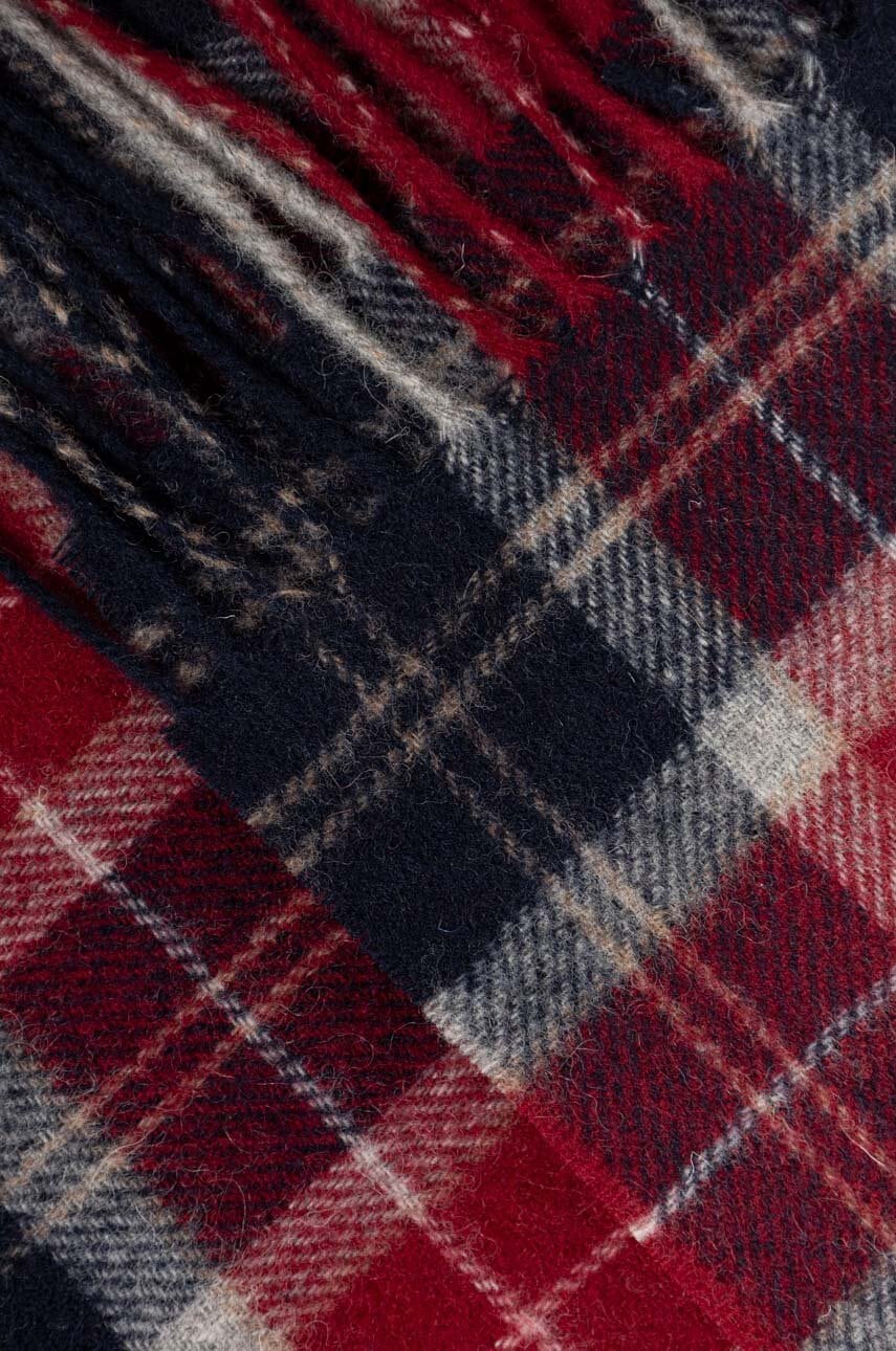 Checked Wool Scarf