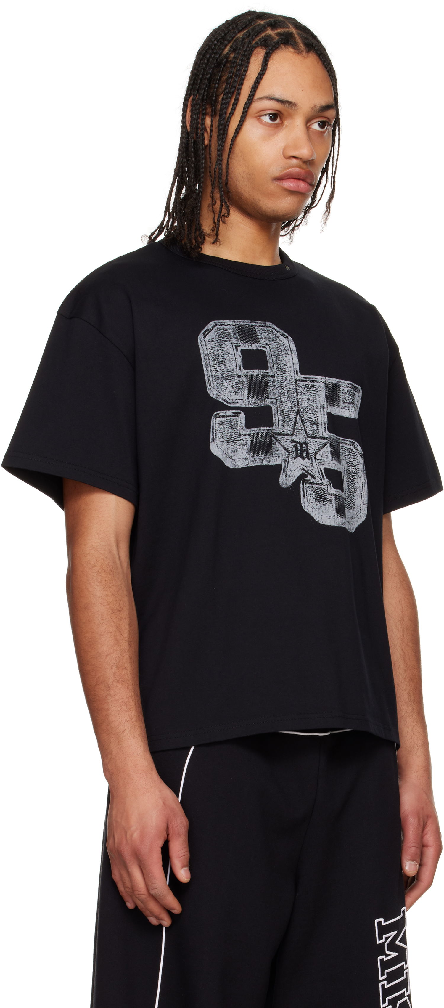 Crop Top MISBHV MISBHV '95' T-Shirt Čierna | 250M113, 1
