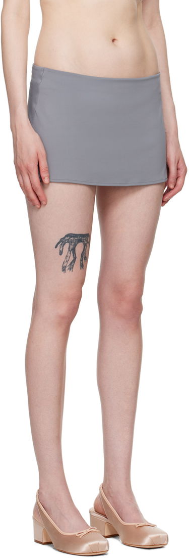 Sukňa GUIZIO Guizio Micro Miniskirt Šedá | F23510K014, 4