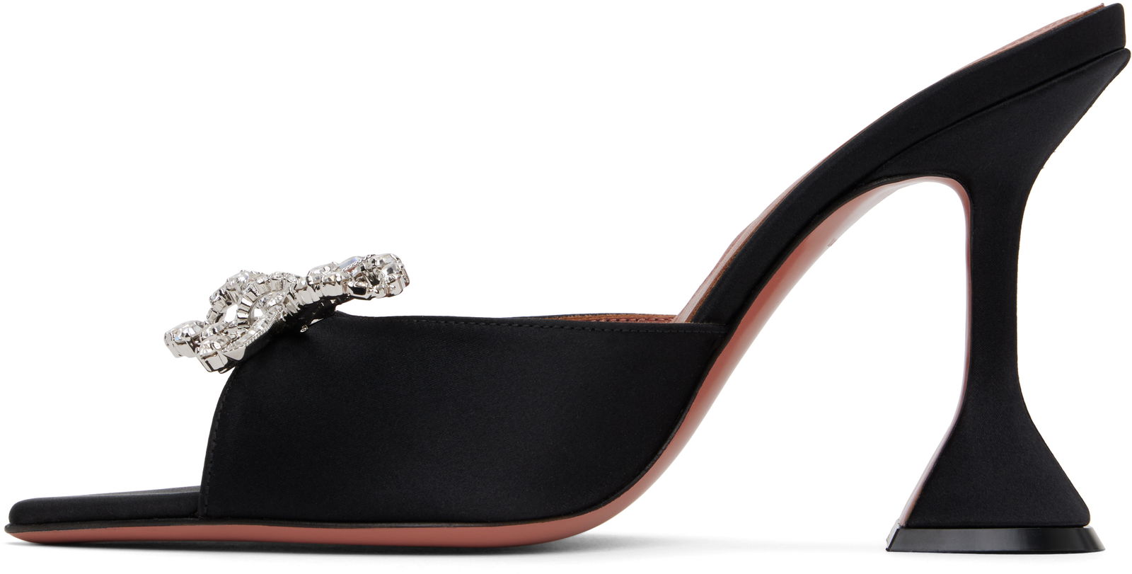 Amina Muaddi Rosie Slipper Heeled Sandals