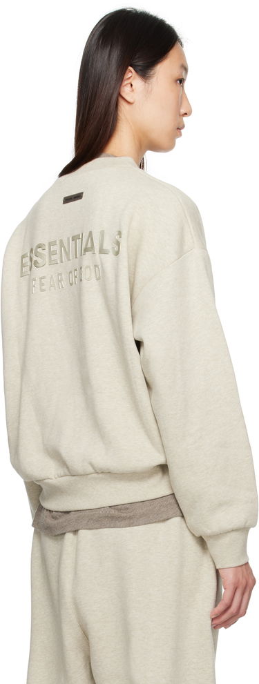 Mikina Fear of God Fear of God ESSENTIALS Classic Fit Crewneck Sweatshirt Béžová | 192SP255552FW, 2
