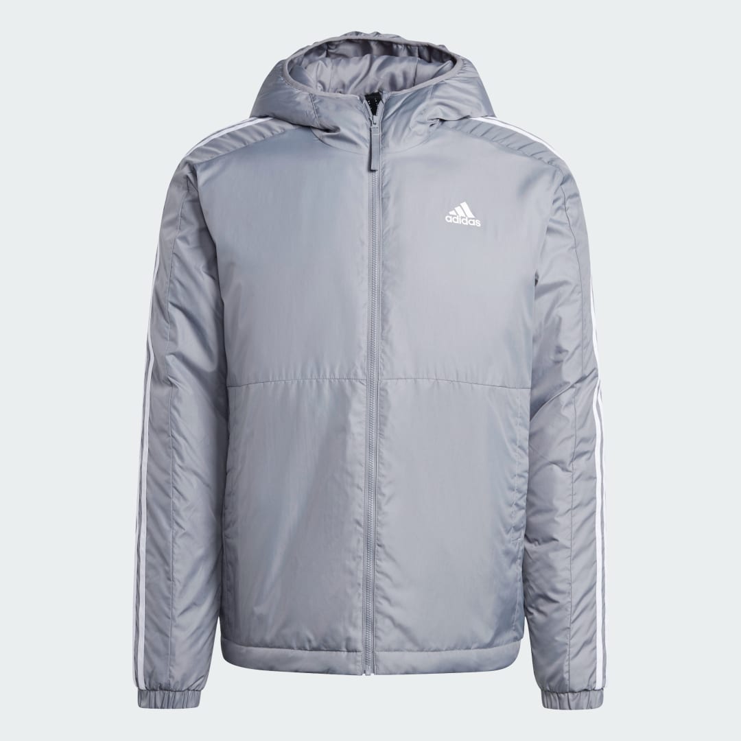 Essentials 3-Stripes Insulated Hooded