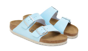 Tenisky a topánky Birkenstock Arizona Birko-Flor Nubuk Narrow Fit Sandals Modrá | 1030896, 9