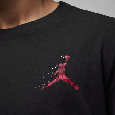 Tričko Jordan Essentials Holiday T-Shirt Čierna | FD7010-010, 4