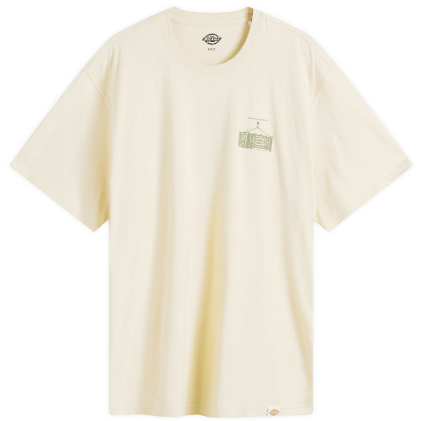 Tričko Dickies Apison T-Shirt, Size Large Béžová | DK0A87QML171