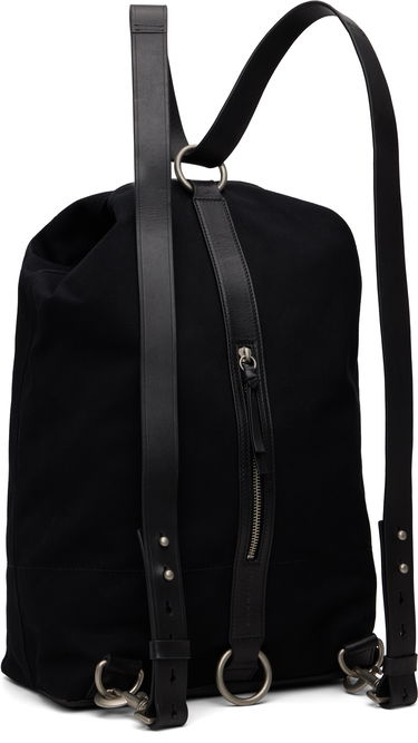 Batoh Dries Van Noten Dries Van Noten Adjustable Canvas Backpack Čierna | 252-021518-654, 2