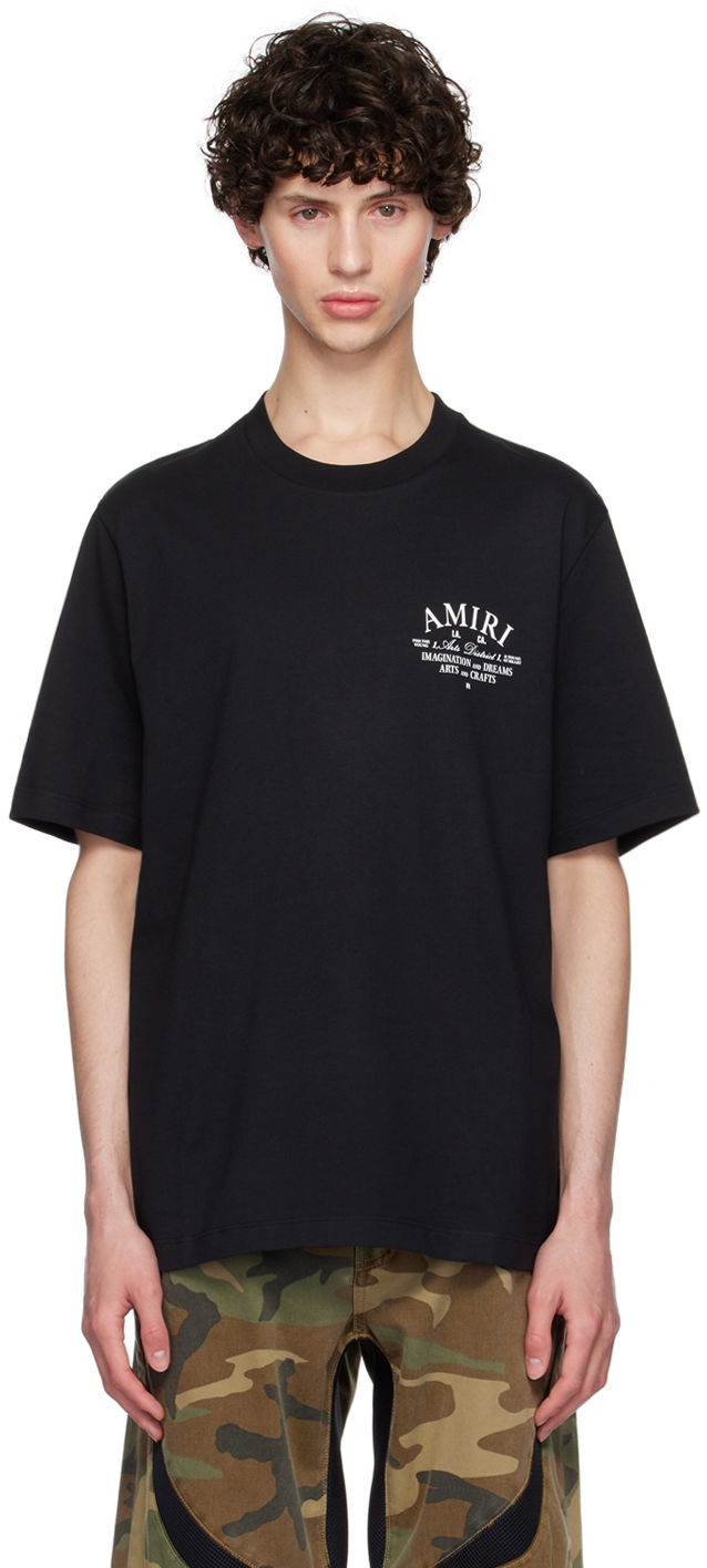 Tričko AMIRI Black 'Arts District' T-Shirt Čierna | AMJYTE1071, 0