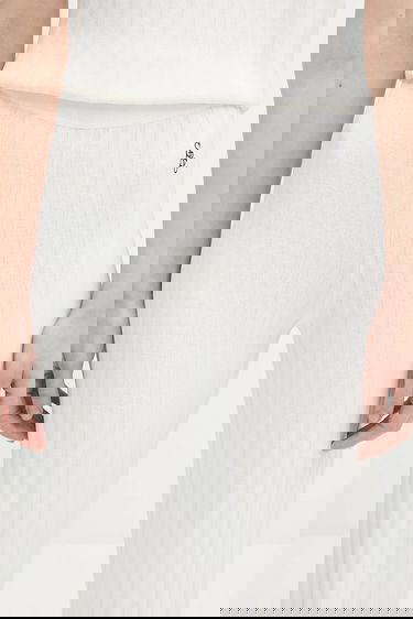 Nohavice Sporty & Rich Sporty & Rich SRC Ribbed High Waist Pants Biela | PO049620305WH37, 3