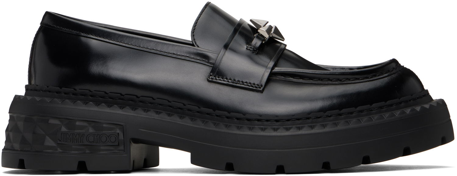 Starostlivosť o obuv Jimmy Choo Jimmy Choo Marlow Diamond Platform Loafers Čierna | MARLOW DIAMOND/F HKB, 0