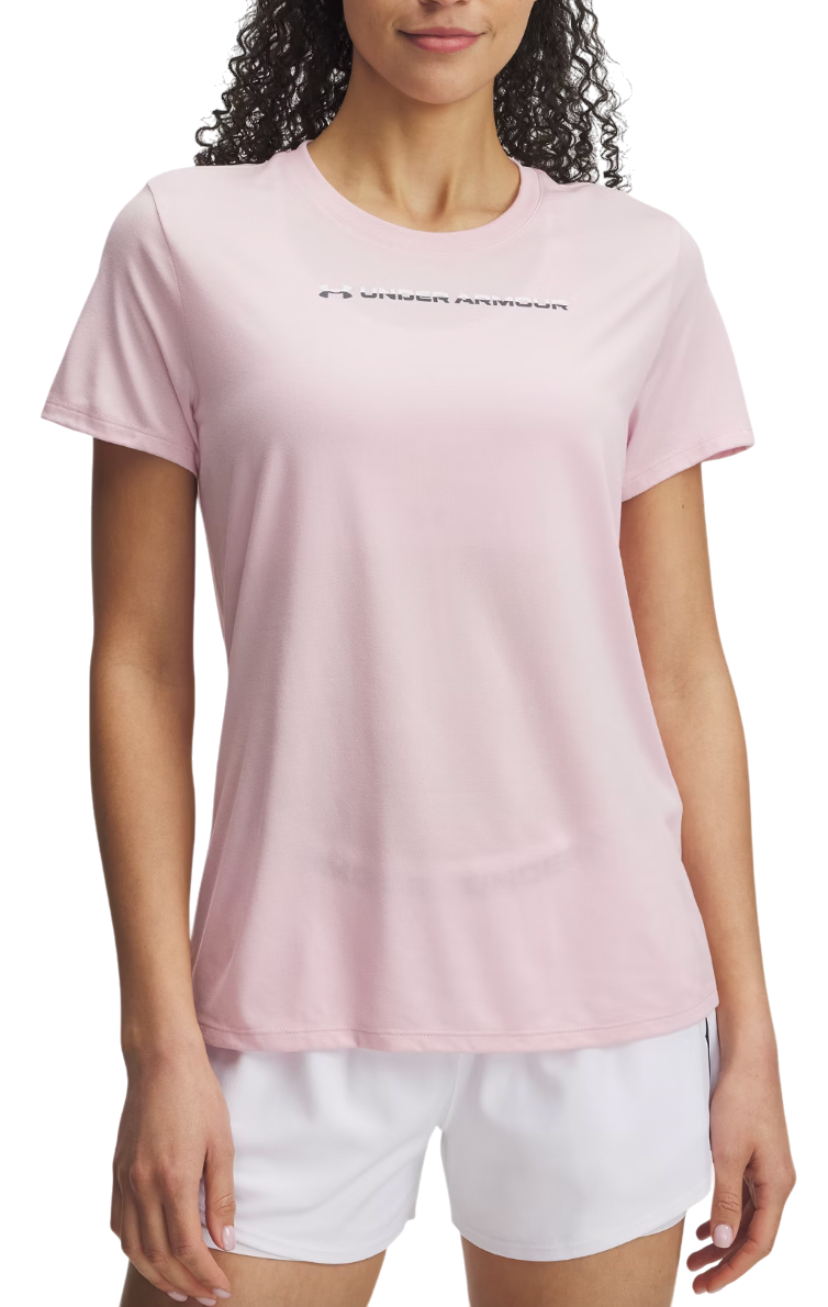 Tričko Under Armour Tech Graphic Short Sleeve T-Shirt Ružová | 1389726-647, 0