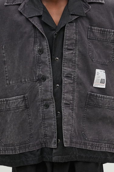 Bunda Maison MIHARA YASUHIRO Maison MIHARA YASUHIRO Double Layered Longsleeve Shirt Čierna | J13SH184, 3