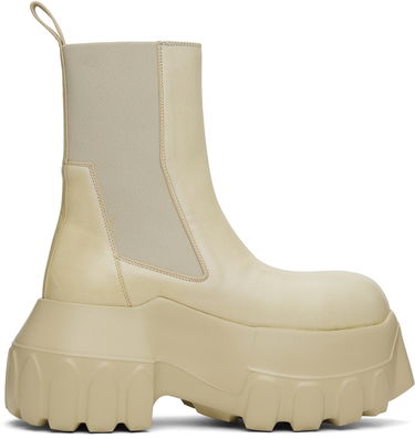 Oblečenie Rick Owens Rick Owens Hollywood Beatle Mega Tractor Boots Béžová | RP01E7865 LBH, 0