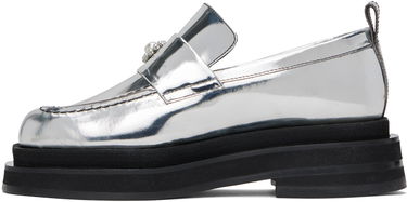 Doplnky Simone Rocha Simone Rocha Heart Toe Platform Loafers Metalická | LOF1D 0791, 2