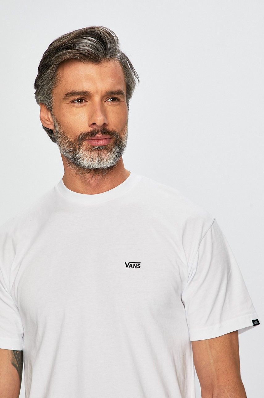 Tričko Vans Left Chest Logo Tee Biela | VN0A3CZEYB21, 0
