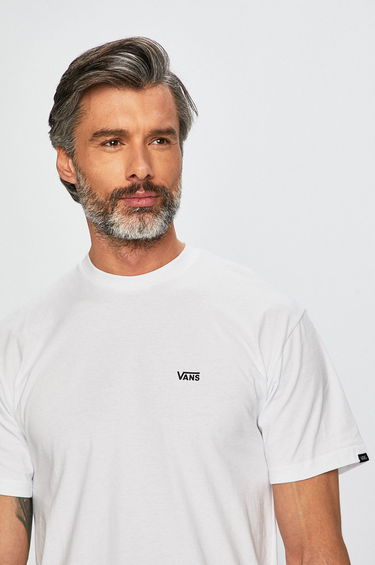 Tričko Vans Left Chest Logo Tee Biela | VN0A3CZEYB21, 0
