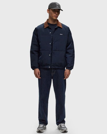 Prešívaná bunda OBEY Whispers Padded Jacket Navy Large Modrá | 121800585-DNV, 1