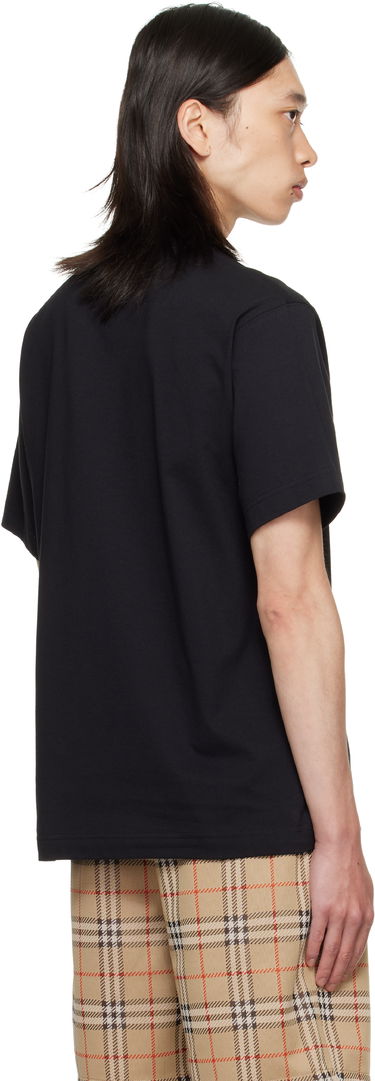 Tričko Burberry Burberry Gothic Logo Cotton T-Shirt Čierna | 8116061, 2