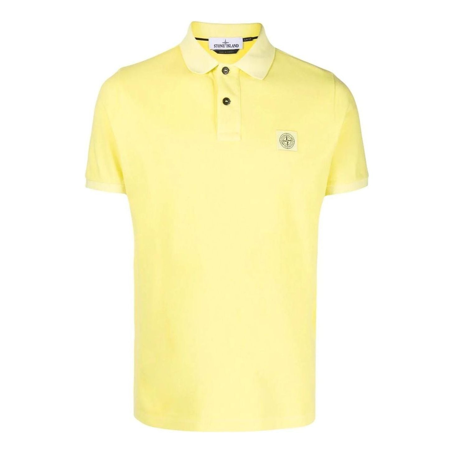 Polo tričko Stone Island Stone Island Logo Patch Polo Shirt Žltá | 761522S67-V0031, 0