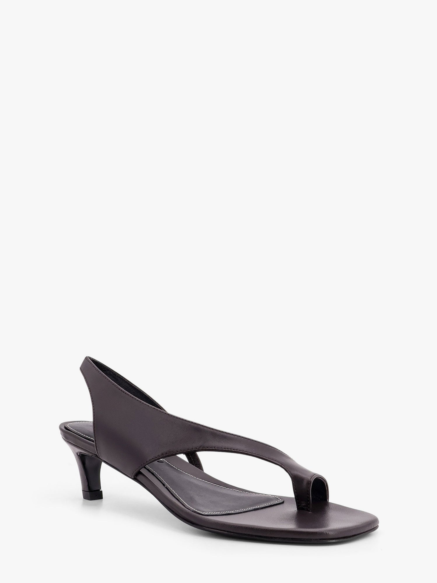 Tenisky a topánky TOTEME Leather Slingback Toe-Ring Sandals by Toteme Hnedá | 252WAS0201LE0131273, 1