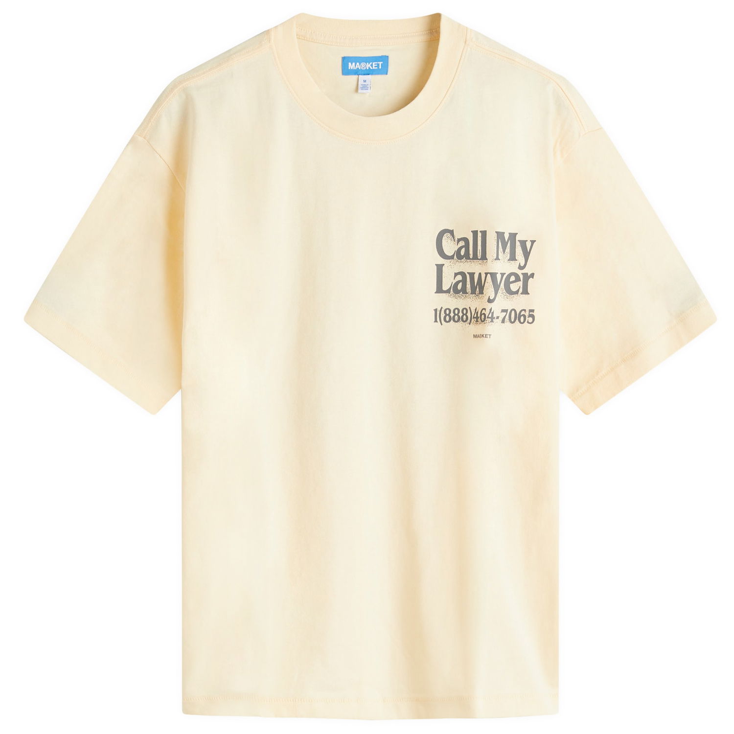 Tričko MARKET Call My Lawyer 3D T-Shirt, Size Large Žltá | 399002164-CRE, 0