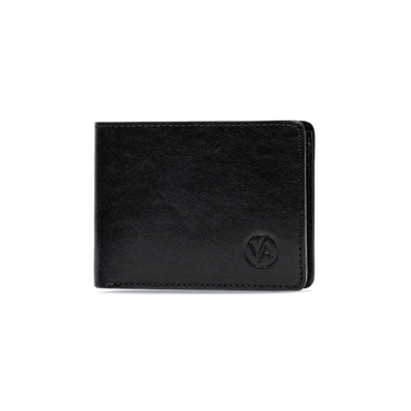 Peňaženka Vasky Black Leather Wallet Čierna | A-0036-001, 0