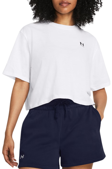 Tričko Under Armour Crop Logo T-Shirt Biela | 1386845-100, 0