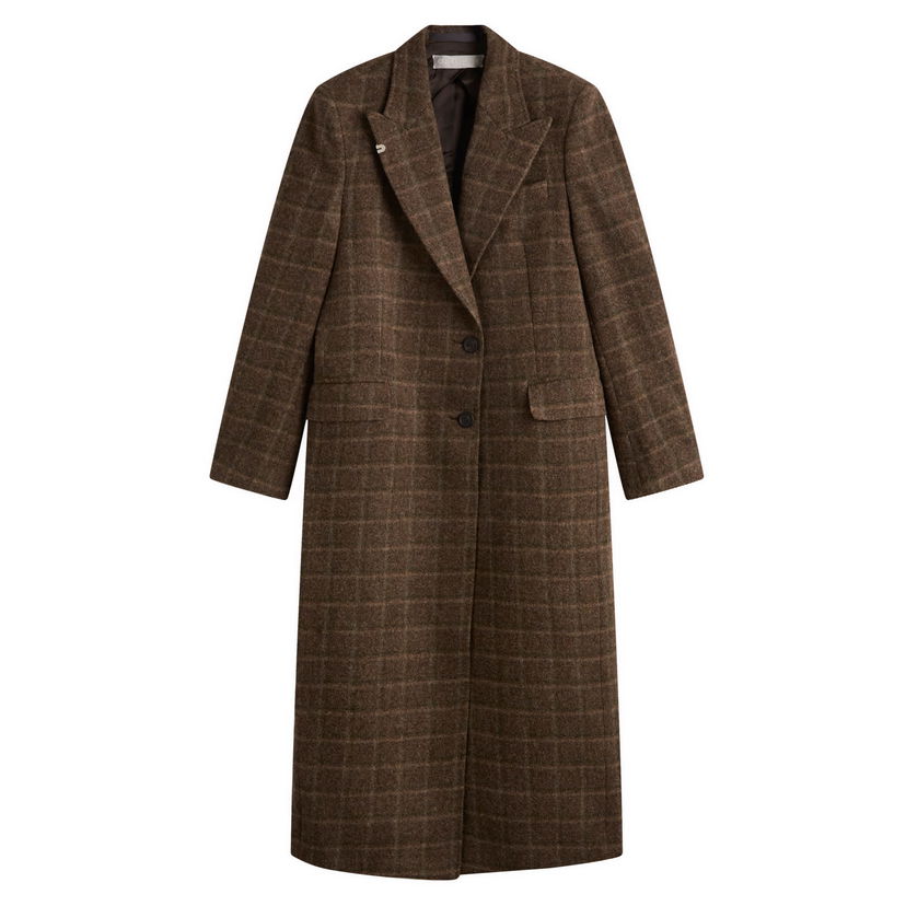 Kabáty OUR LEGACY Our Legacy Manta Coat Dorf Check Hnedá | W4251MD