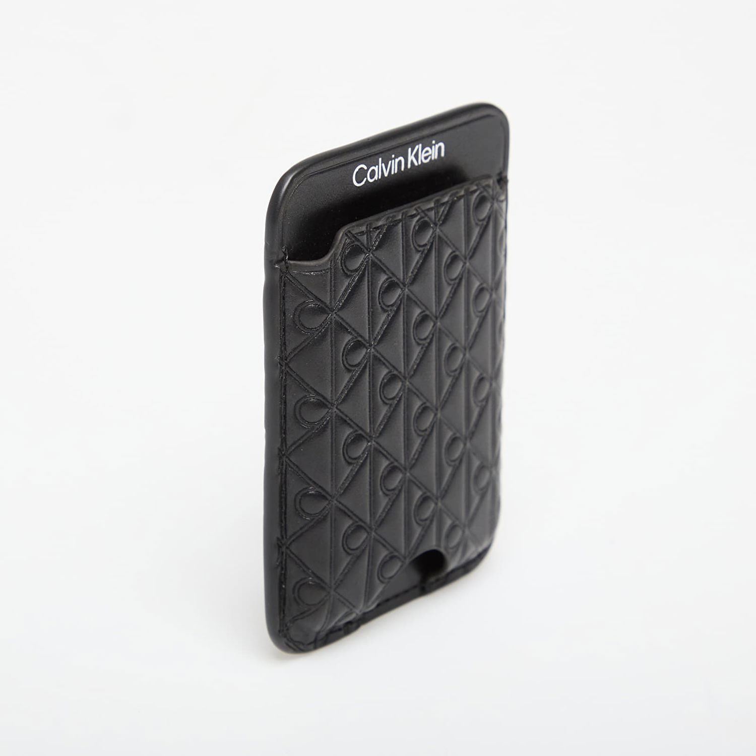 Peňaženka CALVIN KLEIN Calvin Klein Aop Leather Magnetic Card Case Čierna | LV04F1100G UB1, 1