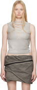Diesel T-Yasmina Distressed Tank Top