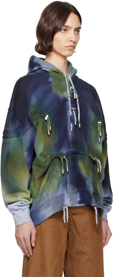 Mikina Collina Strada Collina Strada Burst Hoodie with Drawstrings Šedá | XX8012, 4