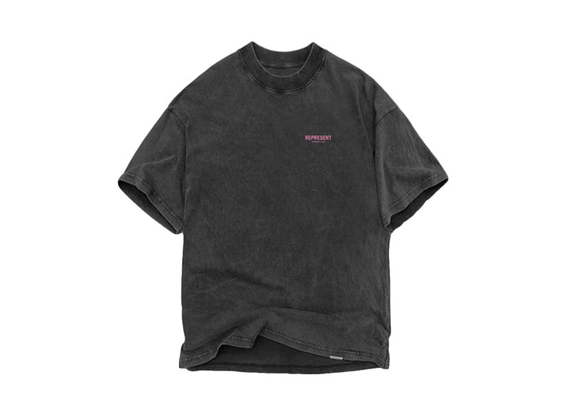 Tričko Represent Clo Represent Owners Club T-Shirt Vintage Pink Čierna | MT4007-455