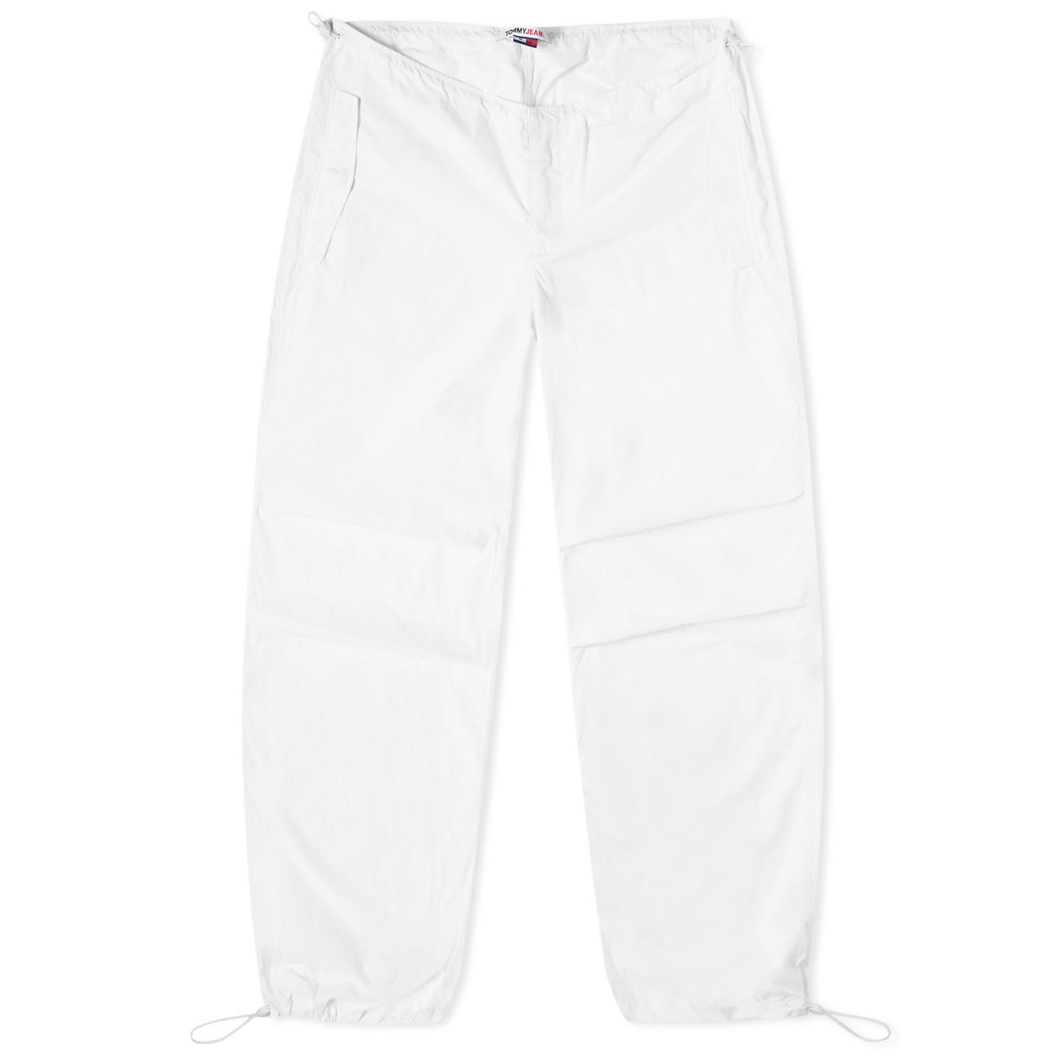 Nohavice Tommy Hilfiger Parachute Windpant Biela | DW0DW16101YBR, 0