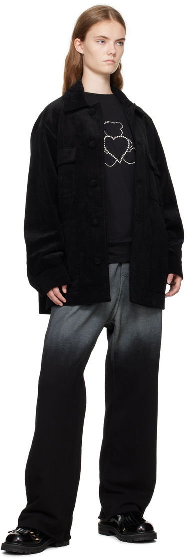 Bunda We11done We11done Four-Pocket Corduroy Jacket Čierna | WD-JP2-24-054-U-BK, 3