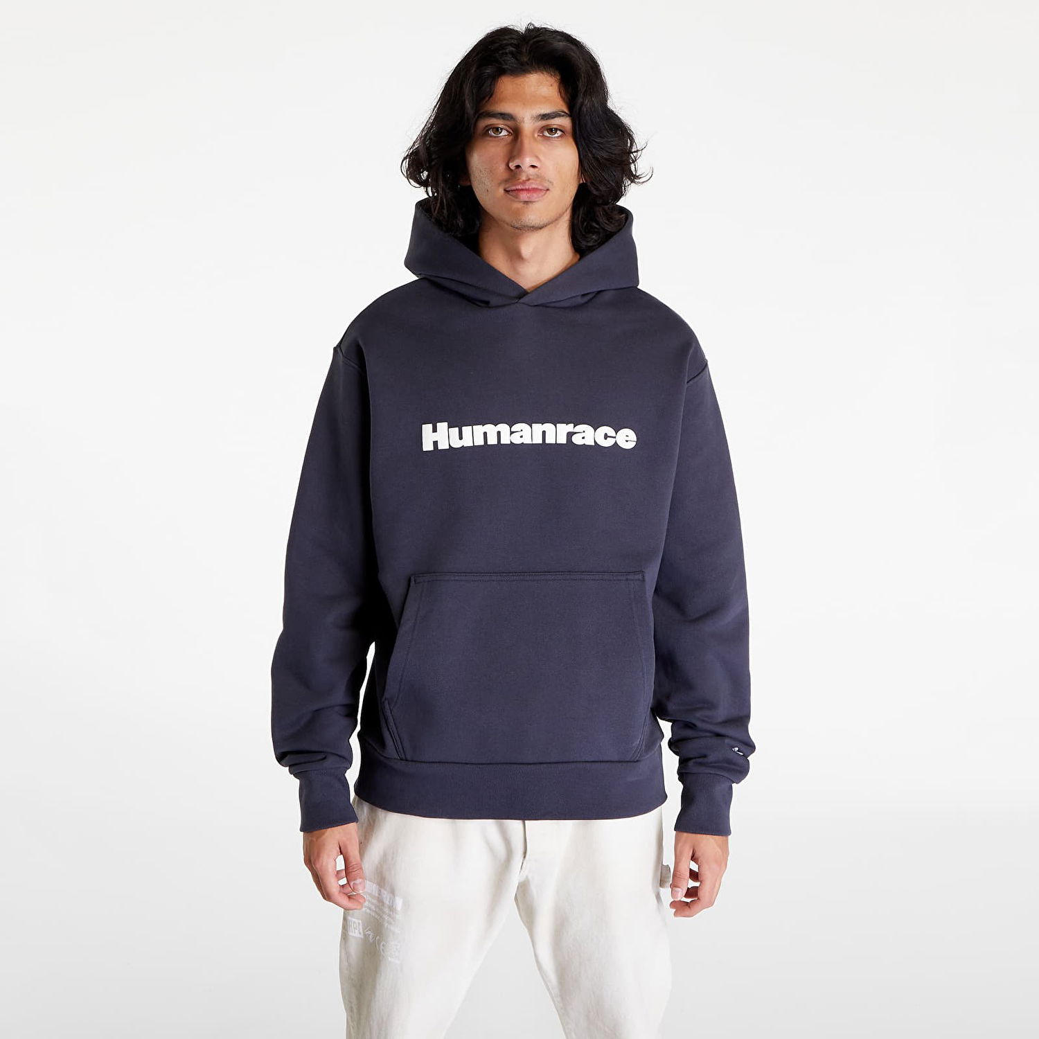 Mikina adidas Originals Pharrell Williams x Basics Hoodie Šedá | HS4817, 0