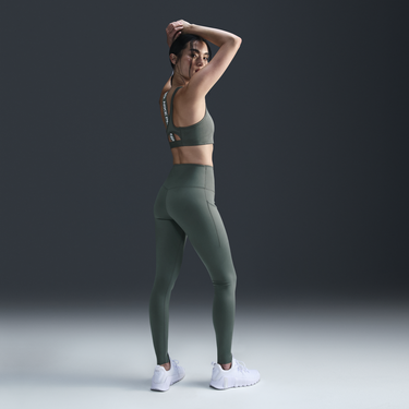 Legíny Nike High Waisted Leggings With Pockets Zelené | DQ5668-338, 4