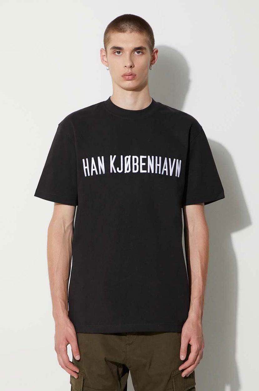 Tričko Han Kjøbenhavn Printed T-Shirt Čierna | M.132953