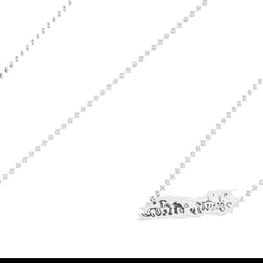 Náhrdelník Acne Studios Label Logo Necklace Šedá | C50378-AXA, 0