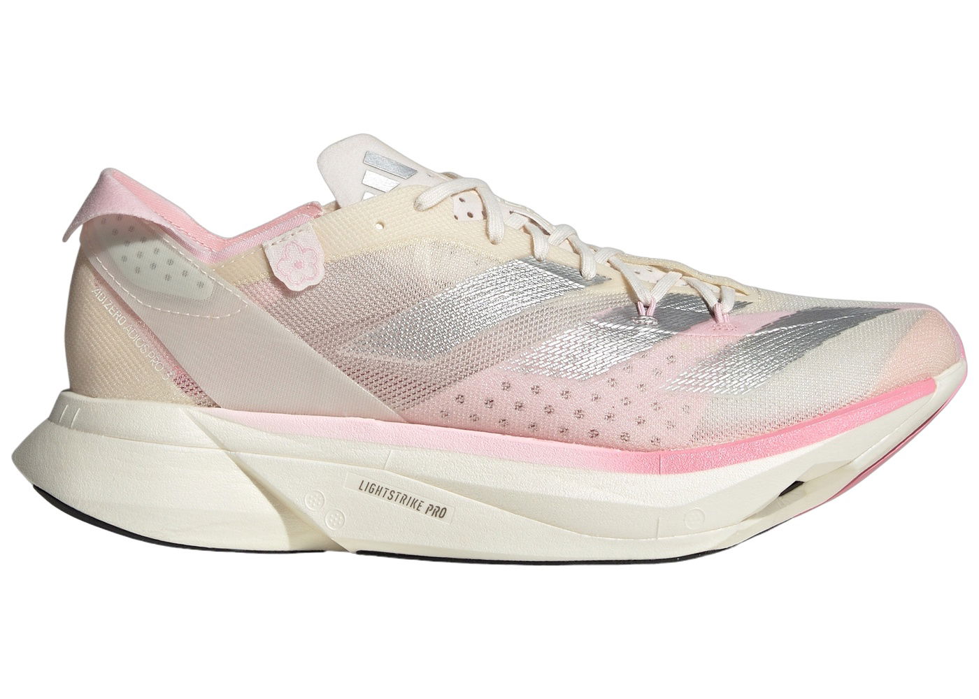 Tenisky a topánky adidas Performance adidas Adizero Adios Pro 3 Chalk White Silver Metallic Clear Pink Šedá | IG6440, 0