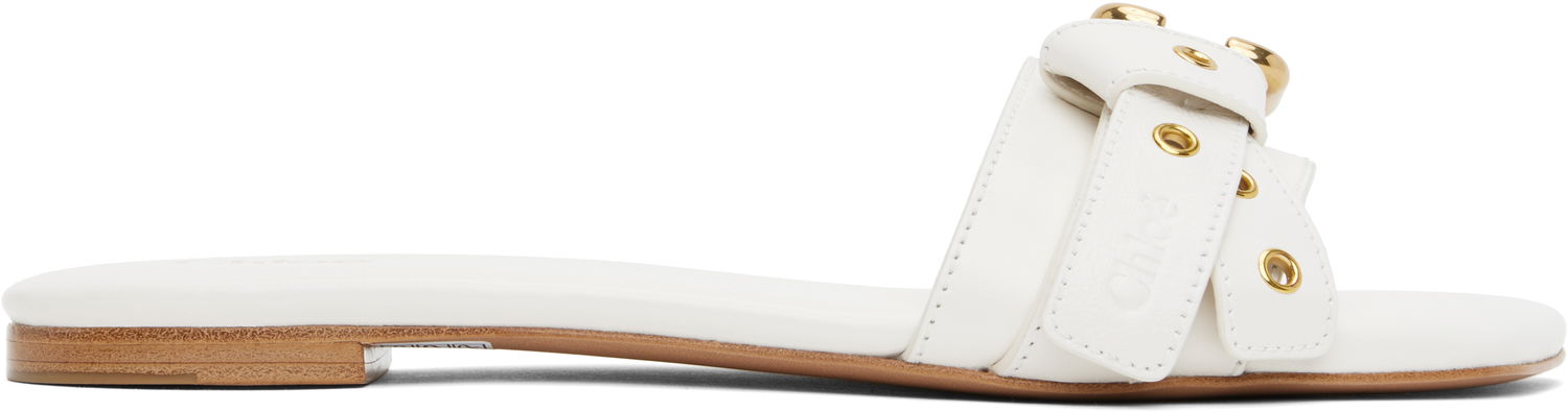 Starostlivosť o obuv CHLOÉ Chloé Mae Sandals Biela | CHC25S08NQJ, 0