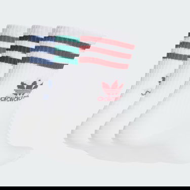 Ponožky adidas Performance Mid Cut Crew Socks (3 Pairs) Biela | JI9471, 4