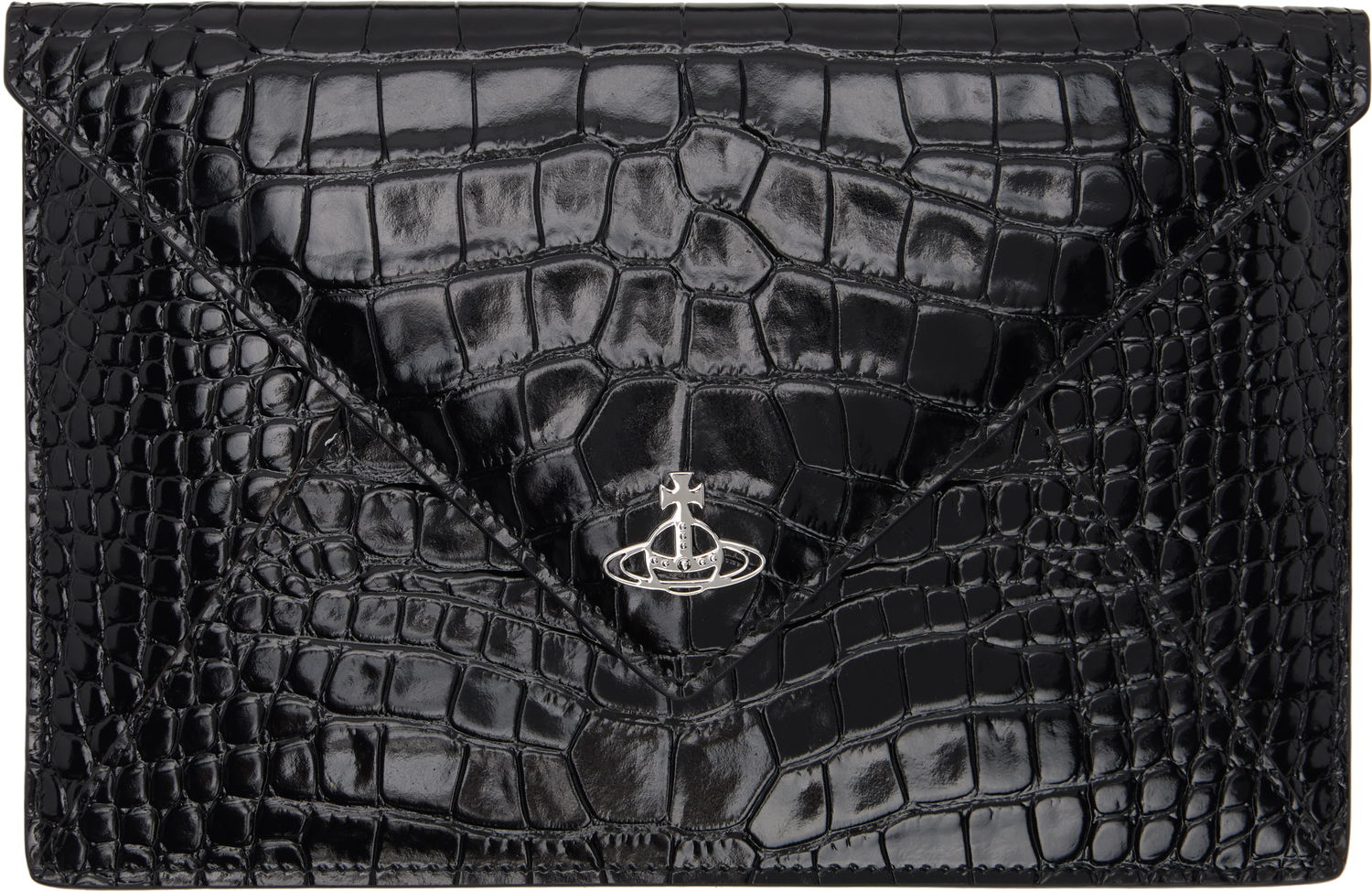 Kabelka Vivienne Westwood Crocodile Envelope Clutch Čierna | 5B010003W-L0039-, 0