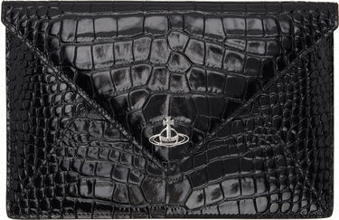 Kabelka Vivienne Westwood Crocodile Envelope Clutch Čierna | 5B010003W-L0039-, 0