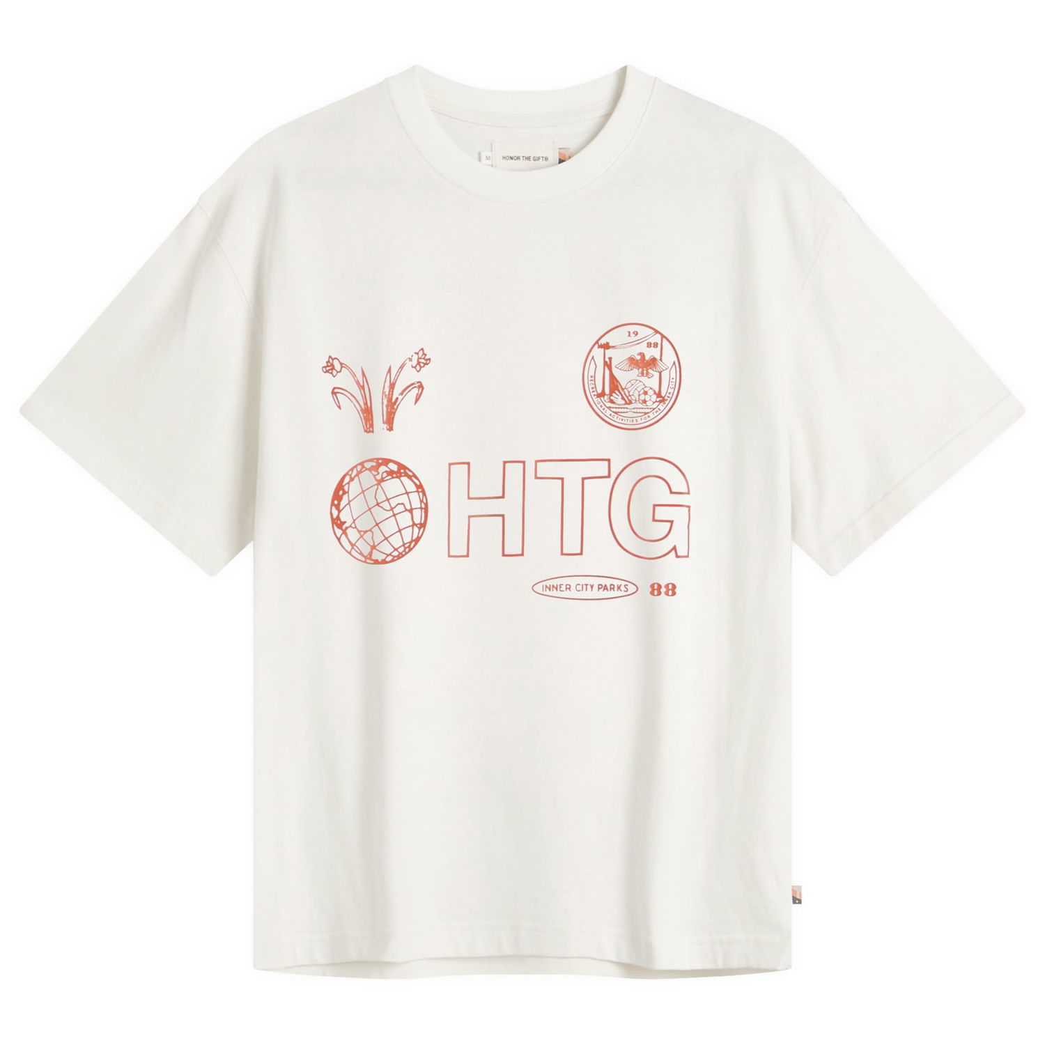 Tričko Honor The Gift Inner City Parks T-Shirt Biela | HTG250148-WHT, 0