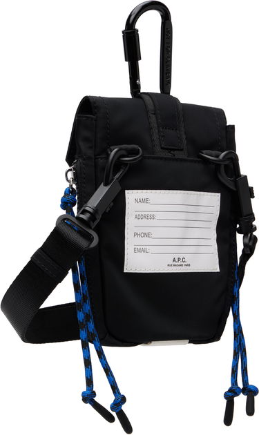 Taška cez rameno A.P.C. Trek Crossbody Pouch Čierna | PAAGR-H61733, 2