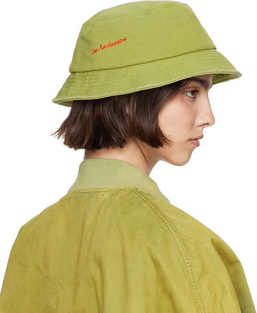 Klobúk JW Anderson JW Anderson Anchor Logo Bucket Hat Zelené | AC0399-FA0453, 2